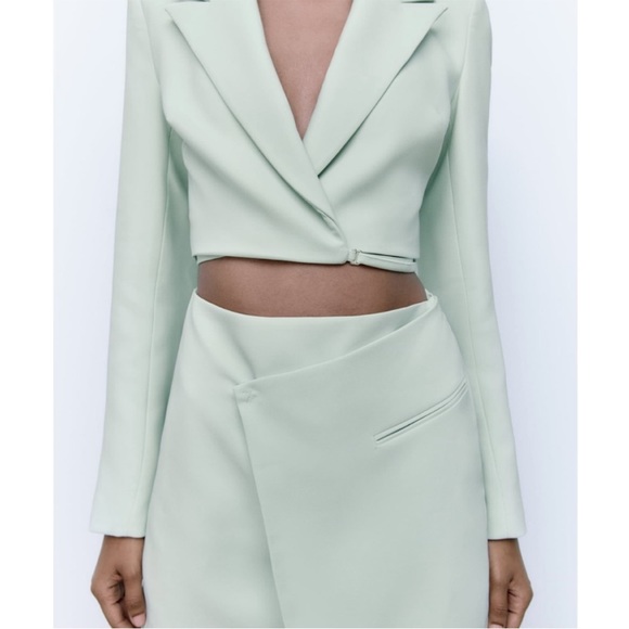 Zara Brand New Cut Out Blazer Dress - Picture 3 of 11